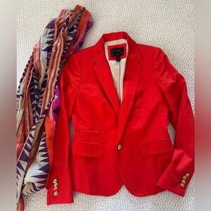 J. Crew Women's Blazer with Scarf